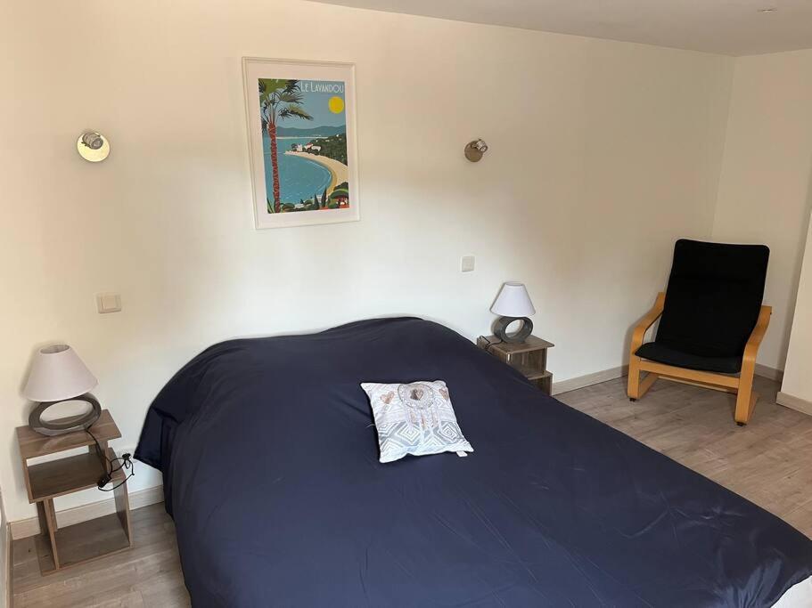 Bas De Villa 70M2 Independant Avec Espace Jacuzzi Prive Le Lavandou Luaran gambar